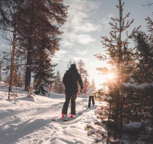 Kos på skituren