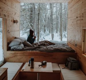 Oppussing av skihytter med fargetapet