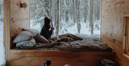 Oppussing av skihytter med fargetapet